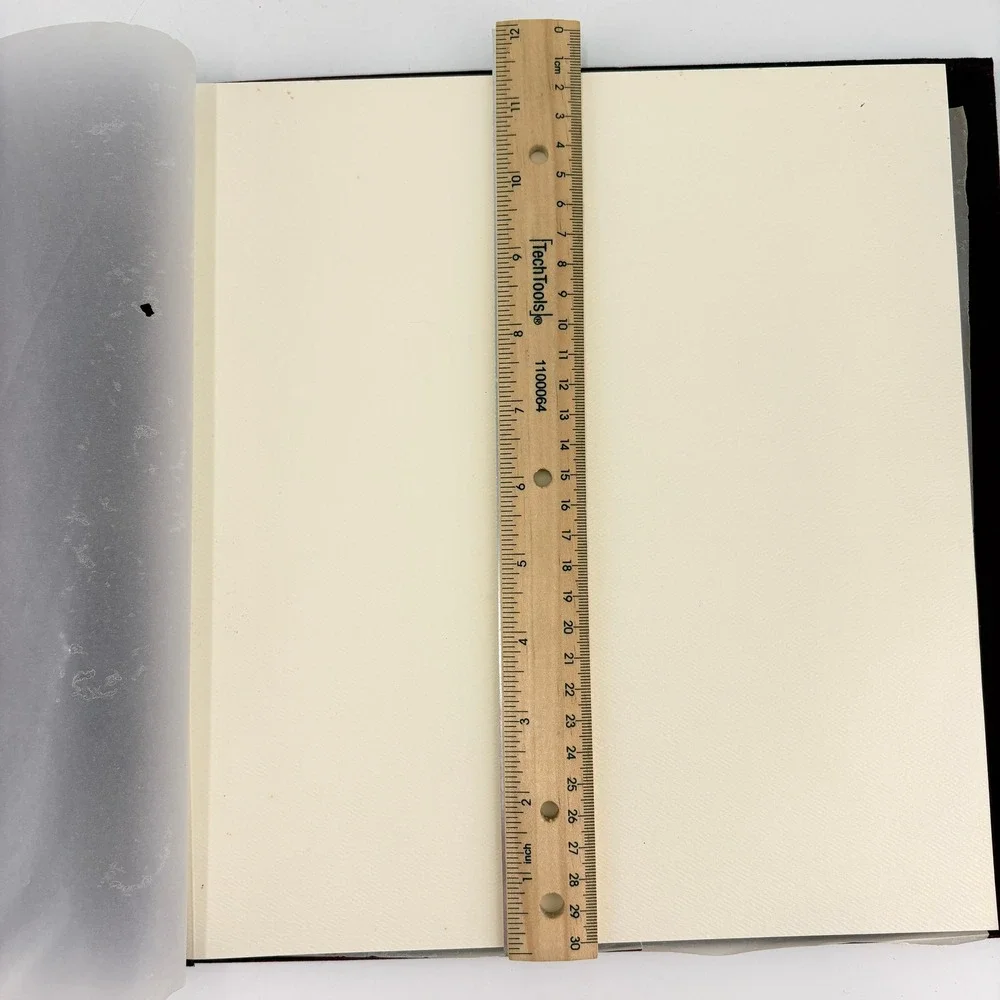 Pottery Barn Velvet Tree‎ of Life Photo Album Scrapbook Burgundy Red 12x12